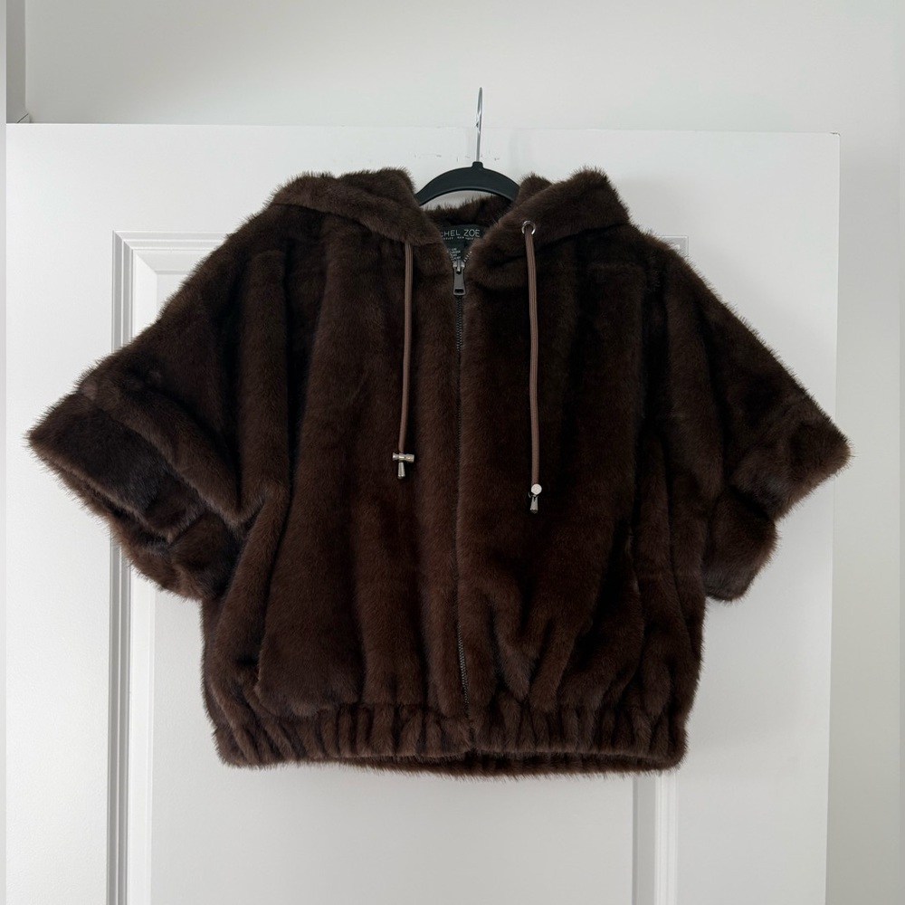 Rachel Zoe Chocolate Brown Satin Fabric